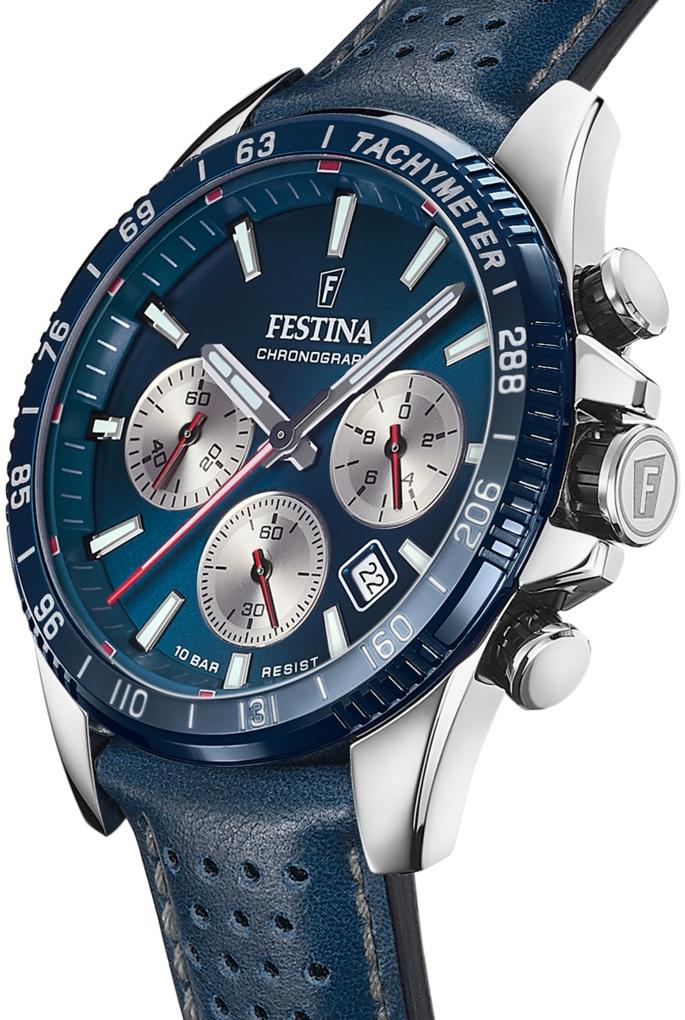 zegarek Festina F20561-2 kwarcowy męski Timeless Chronograph Timeless Chronograph - miniatura 6