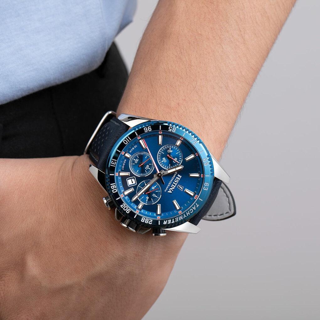 zegarek Festina F20561-3 Timeless Chronograph męski z tachometr Timeless Chronograph