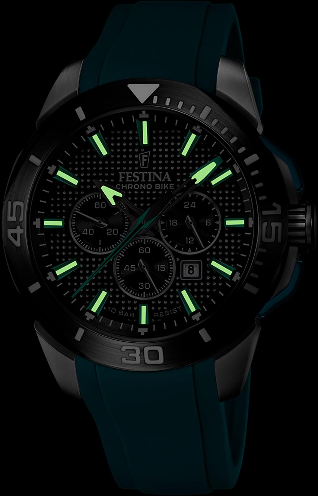 zegarek Festina F20642-3 Chrono Bike męski z chronograf Chrono Bike - miniatura 3