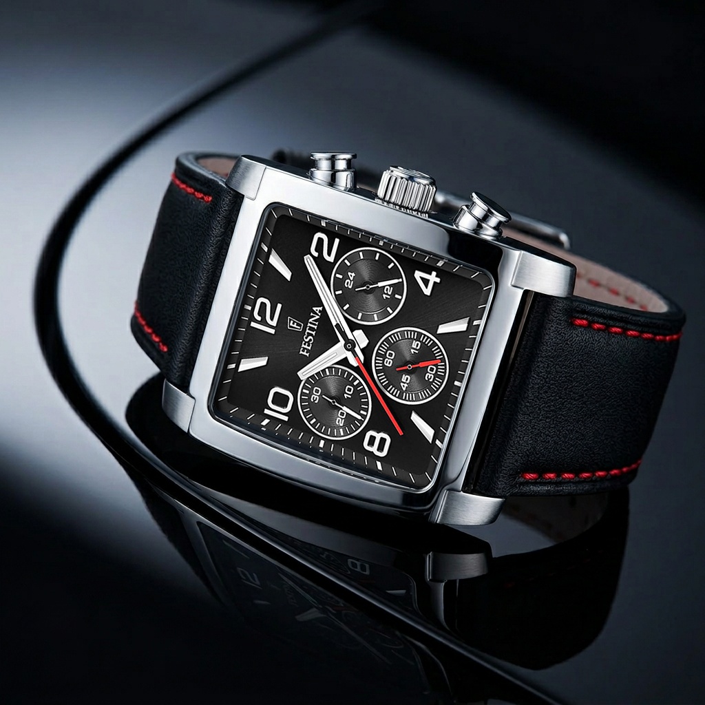 zegarek Festina F20653-3 Timeless Chronograph męski z chronograf Timeless Chronograph - miniatura 2
