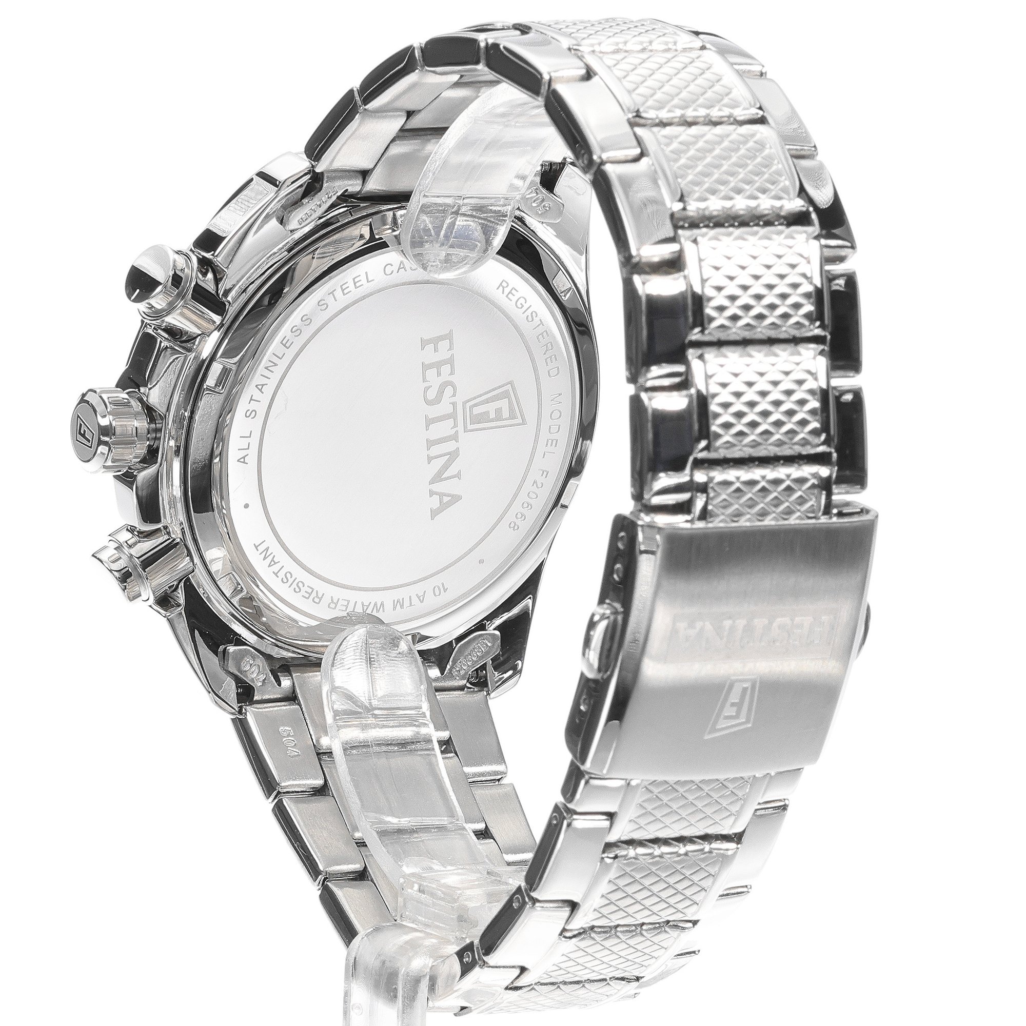 zegarek Festina F20668-2 Timeless Chronograph męski z tachometr Timeless Chronograph - miniatura 4