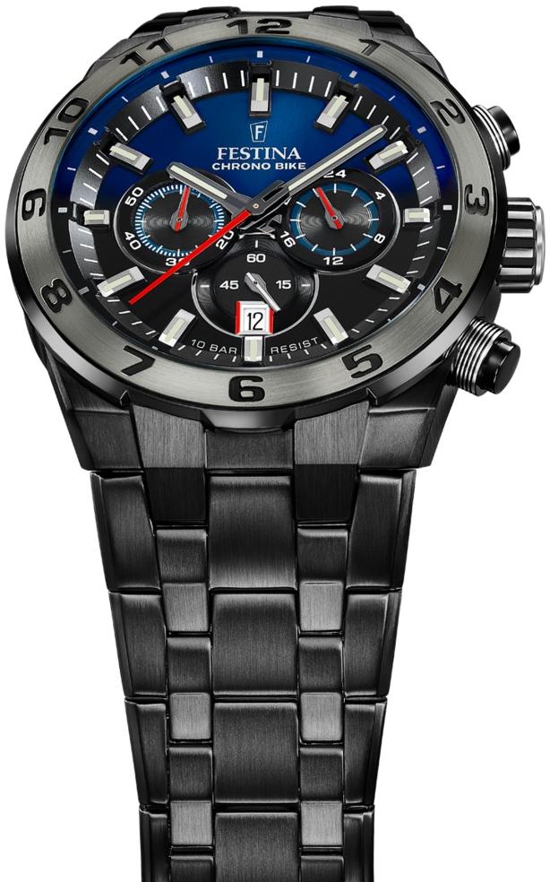 zegarek Festina F20673-1 CHRONO BIKE 2024 SPECIAL EDITION męski z chronograf Chrono Bike - miniatura 3