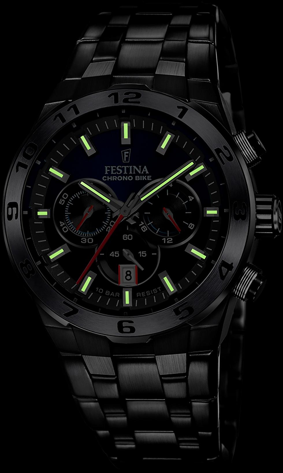 zegarek Festina F20673-1 czarny Chrono Bike - miniatura 7