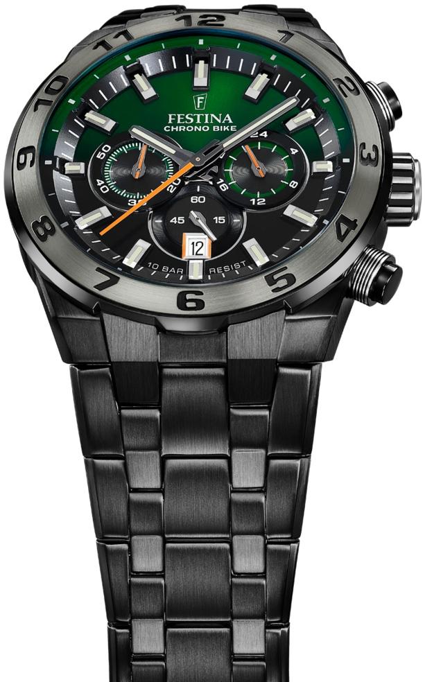 zegarek Festina F20673-2 czarny Chrono Bike - miniatura 7