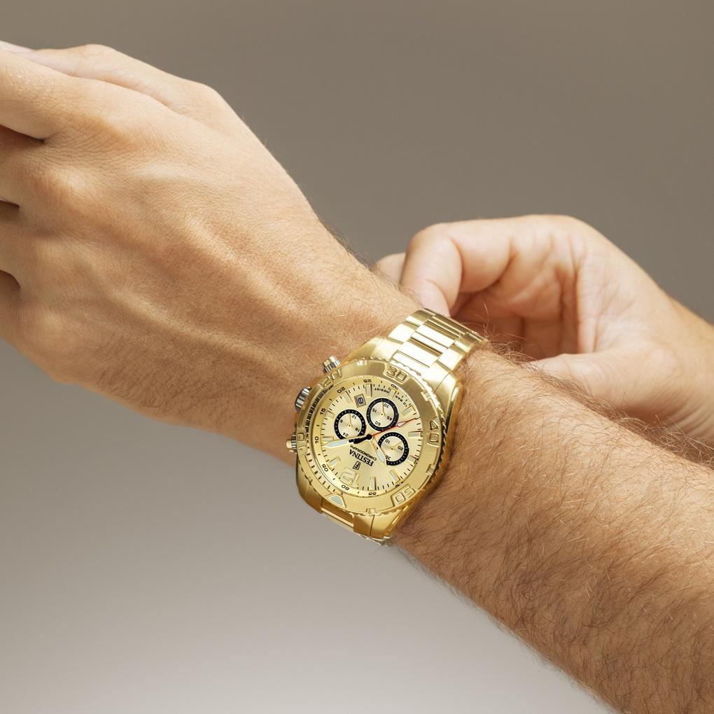 zegarek Festina F20684-1 kwarcowy męski Timeless Chronograph Timeless Chronograph - miniatura 6