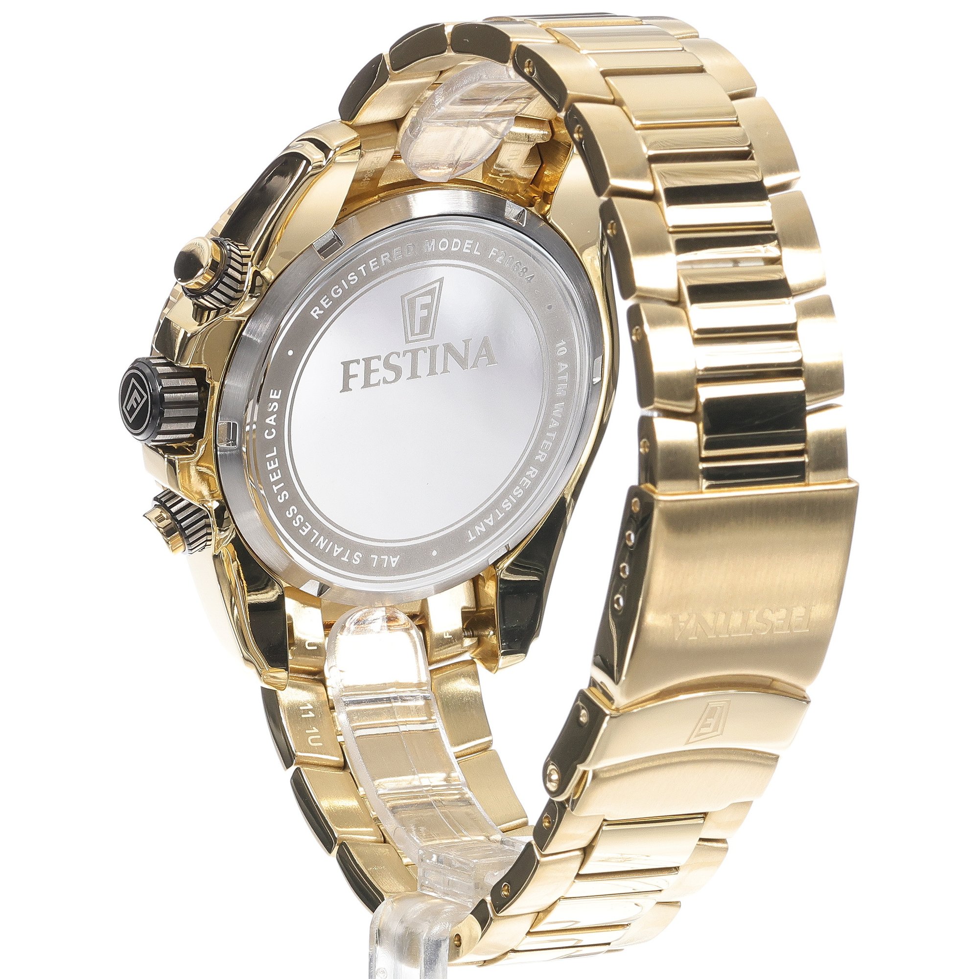zegarek Festina F20684-1 Timeless Chronograph męski z chronograf Timeless Chronograph - miniatura 4