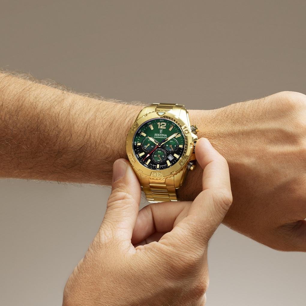 zegarek Festina F20684-3 kwarcowy męski Timeless Chronograph Timeless Chronograph - miniatura 6