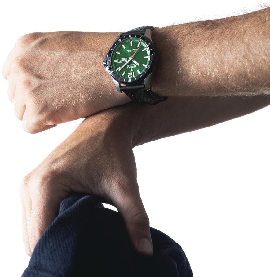 zegarek Festina F20699-3 kwarcowy męski Titanium Titanium Day Date - miniatura 6