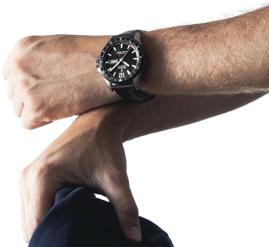 zegarek Festina F20699-4 kwarcowy męski Titanium Titanium Day Date - miniatura 6