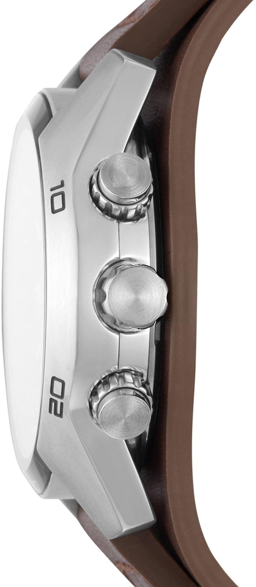 zegarek Fossil CH2891 COACHMAN Brown Leather Strap 44mm Sport mineralne - miniatura 9