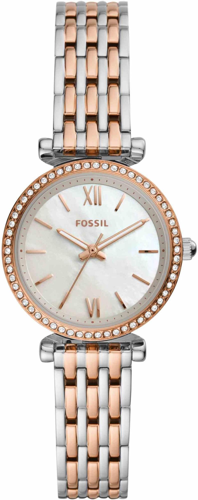 CARLIE MINI Bicolor Stainless Steel 28mm Fossil ES4649 