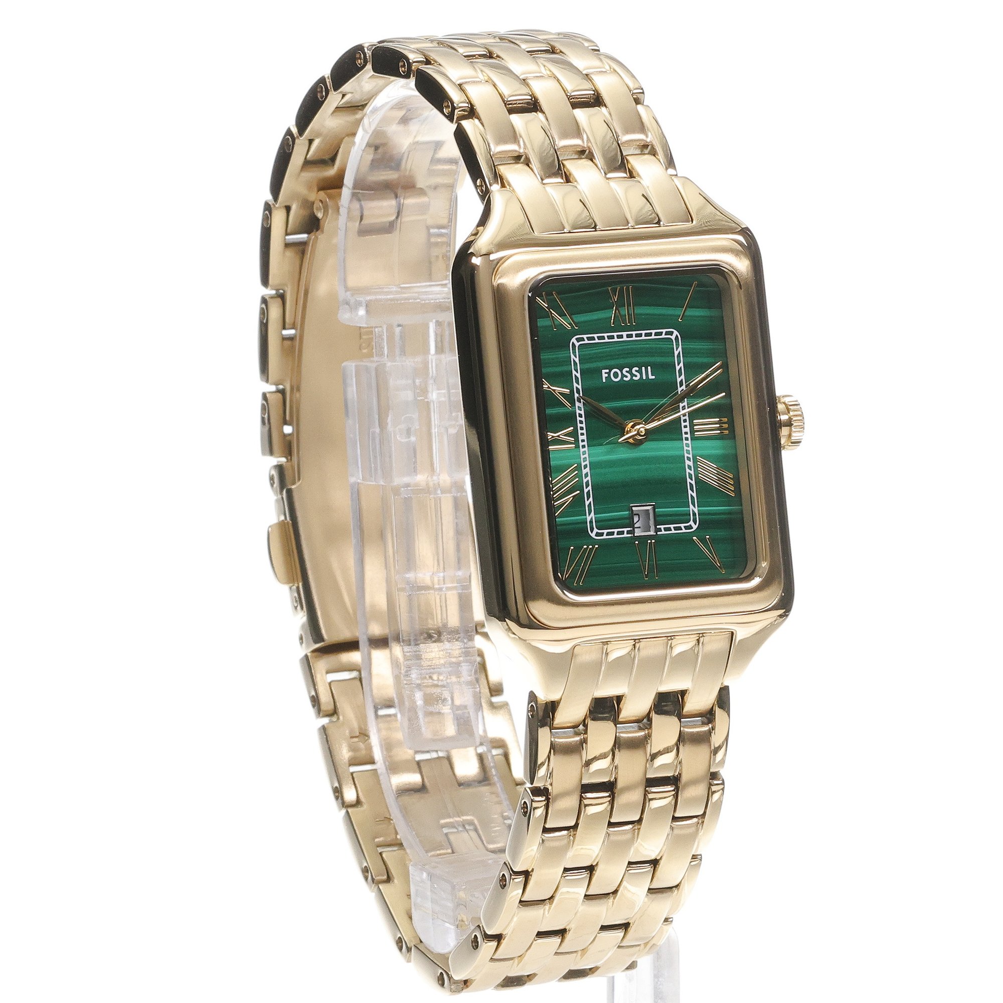 zegarek Fossil ES5341 kwarcowy damski Damskie RAQUEL Gold Stainless Steel 26mm