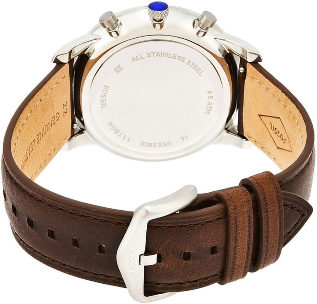 zegarek Fossil FS5380 srebrny Townsman - miniatura 4
