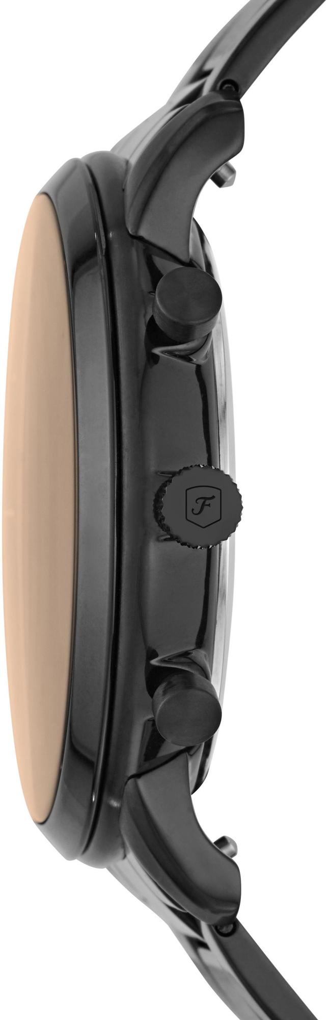 zegarek Fossil FS5525 kwarcowy męski Neutra NEUTRA Black Stainless Steel 44mm - miniatura 3