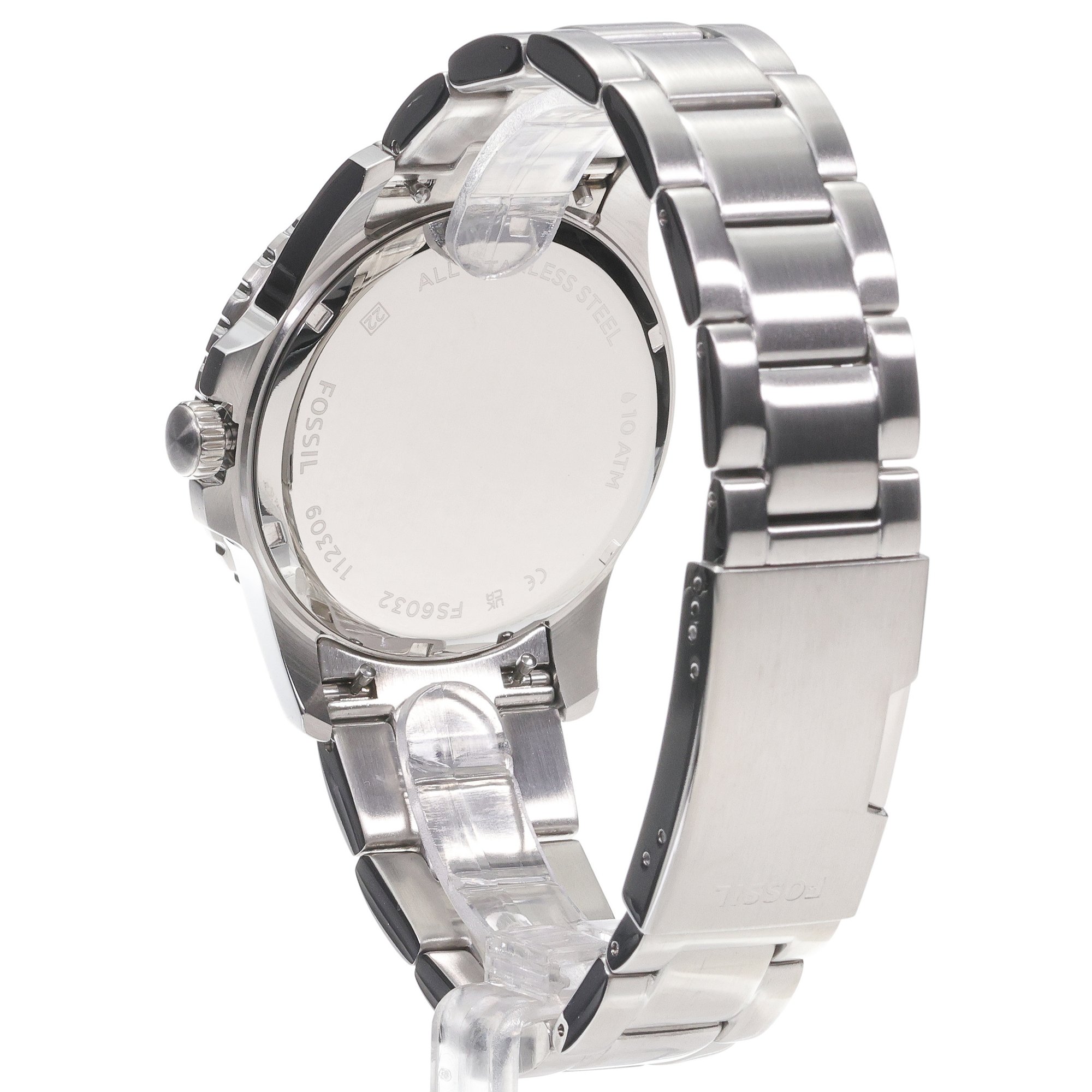 zegarek Fossil FS6032 kwarcowy męski Męskie BLUE Stainless Steel 42mm - miniatura 4