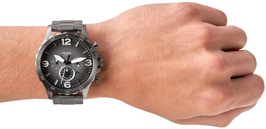zegarek Fossil JR1437 kwarcowy męski Mens Dress NATE - miniatura 6