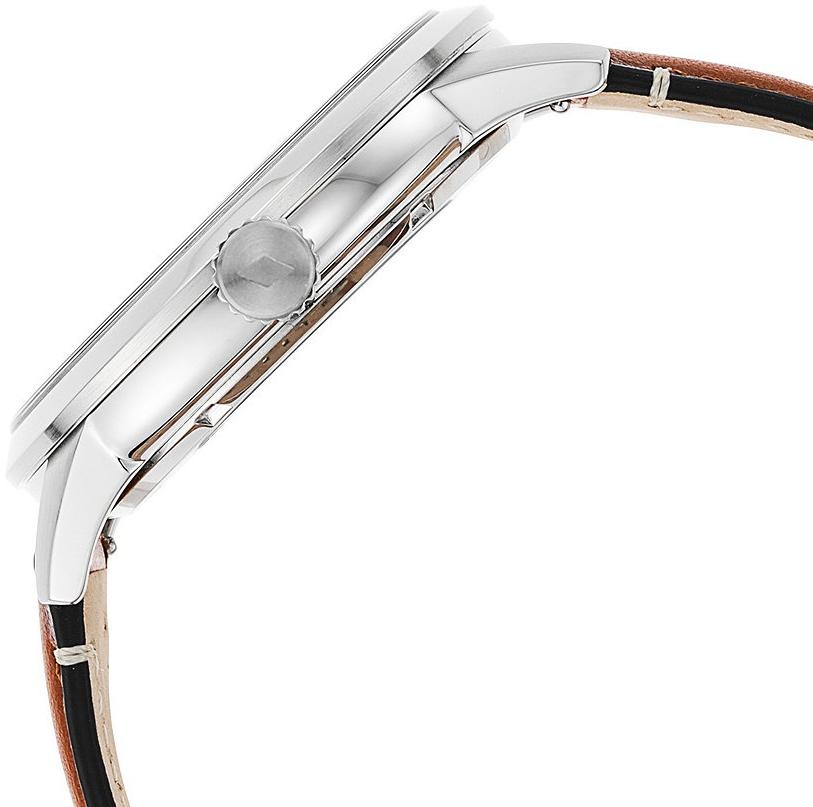 zegarek Fossil ME3154 automatyczny męski Townsman Townsman Automatic Light Brown Leather Strap 48mm - miniatura 5