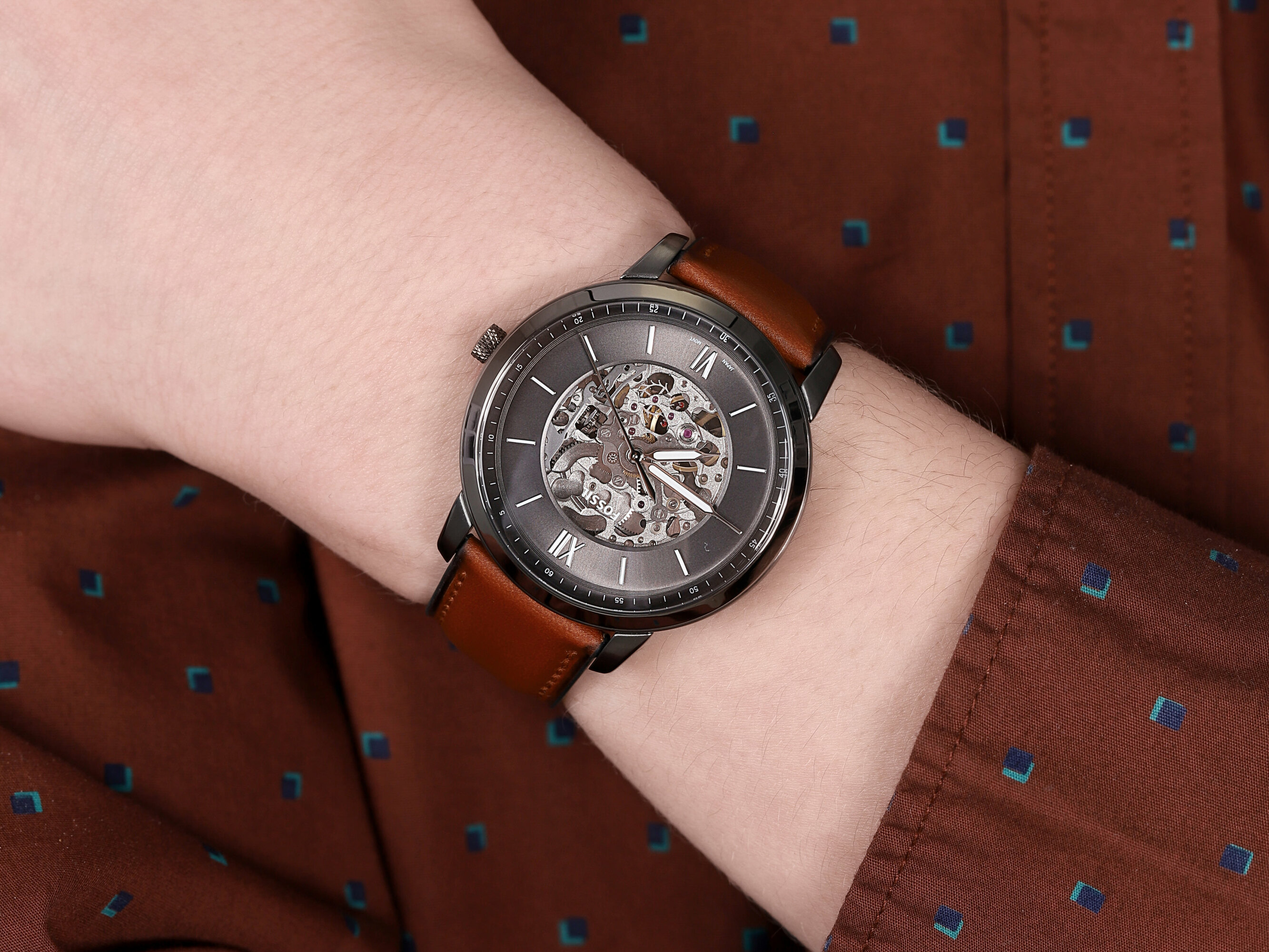 zegarek Fossil ME3161 automatyczny męski Neutra NEUTRA AUTOMATIC - miniatura 2