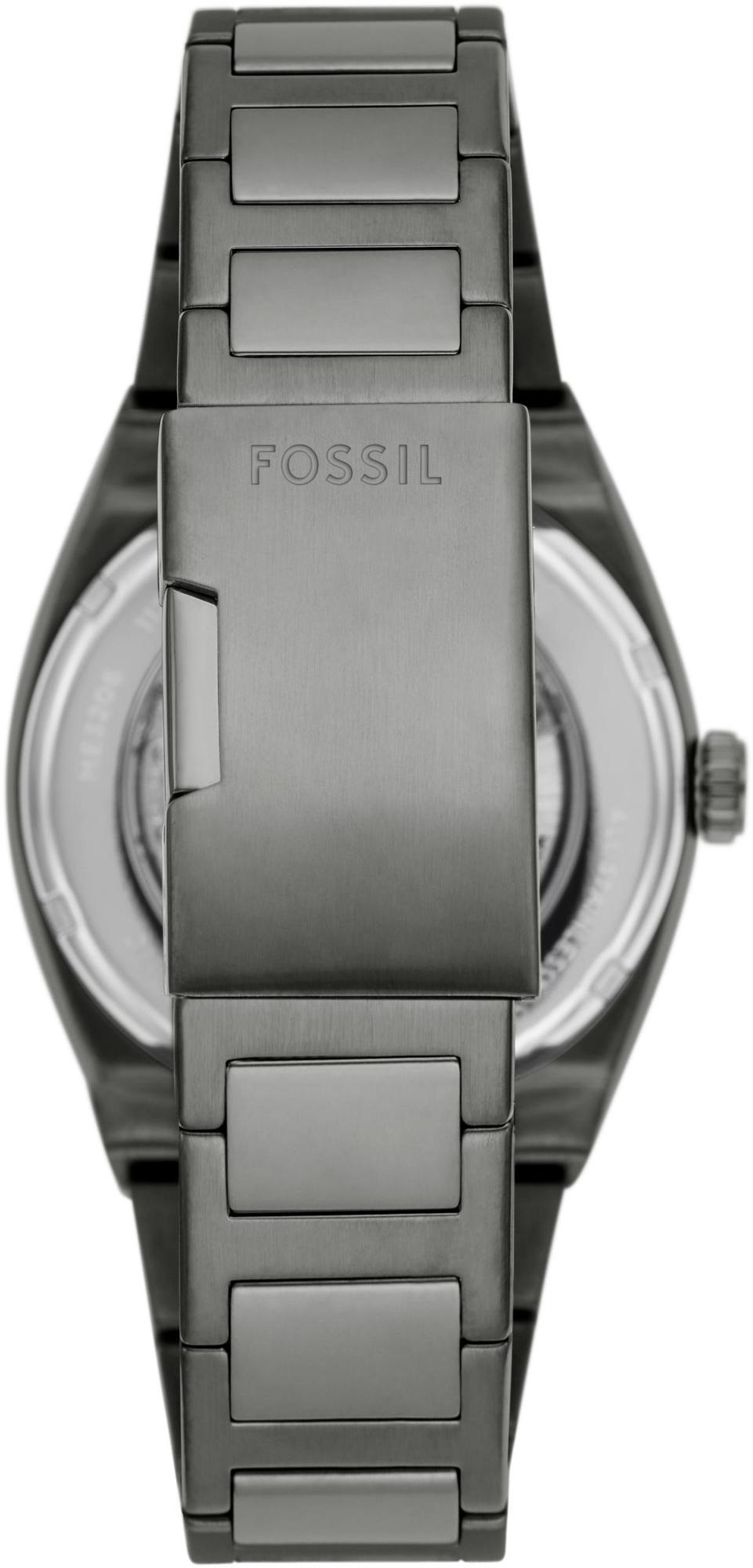 zegarek Fossil ME3206 automatyczny męski Męskie EVERETT AUTOMATIC SKELETON Stainless Steel 42mm - miniatura 3