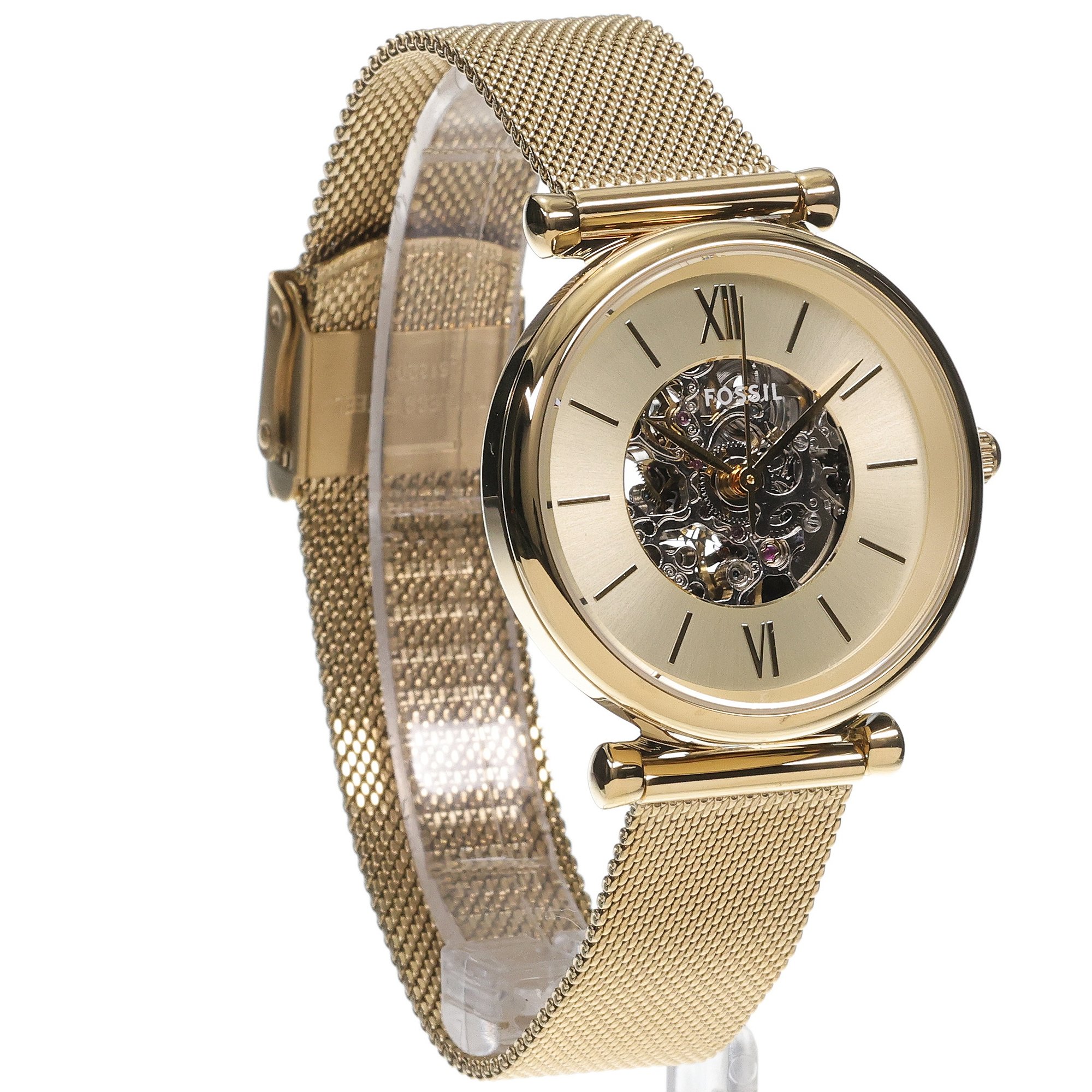 zegarek Fossil ME3250 automatyczny damski Damskie CARLIE Gold Stainless Steel 35mm - miniatura 3