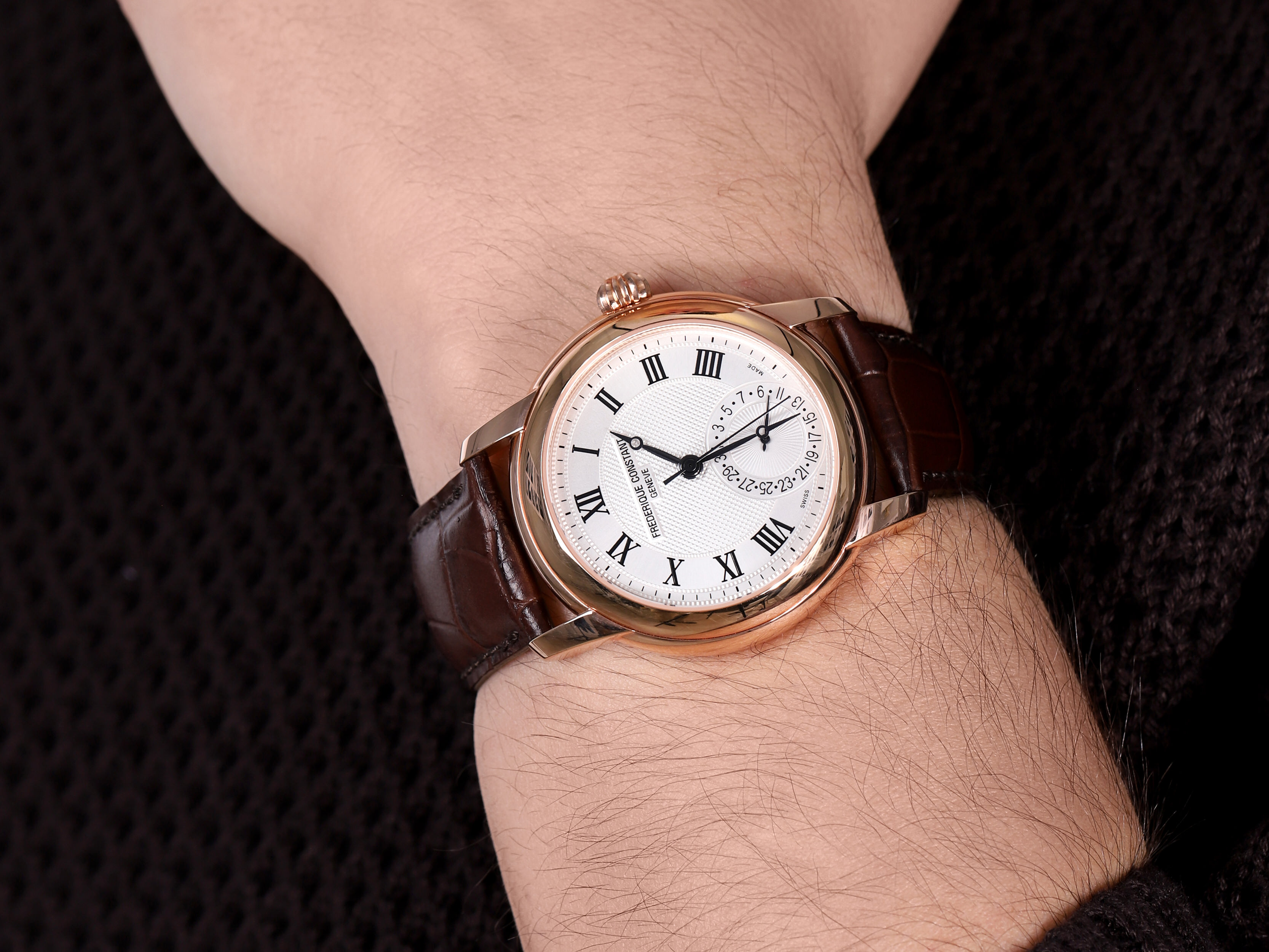 zegarek Frederique Constant FC-710MC4H4 srebrny Manufacture - miniatura 2