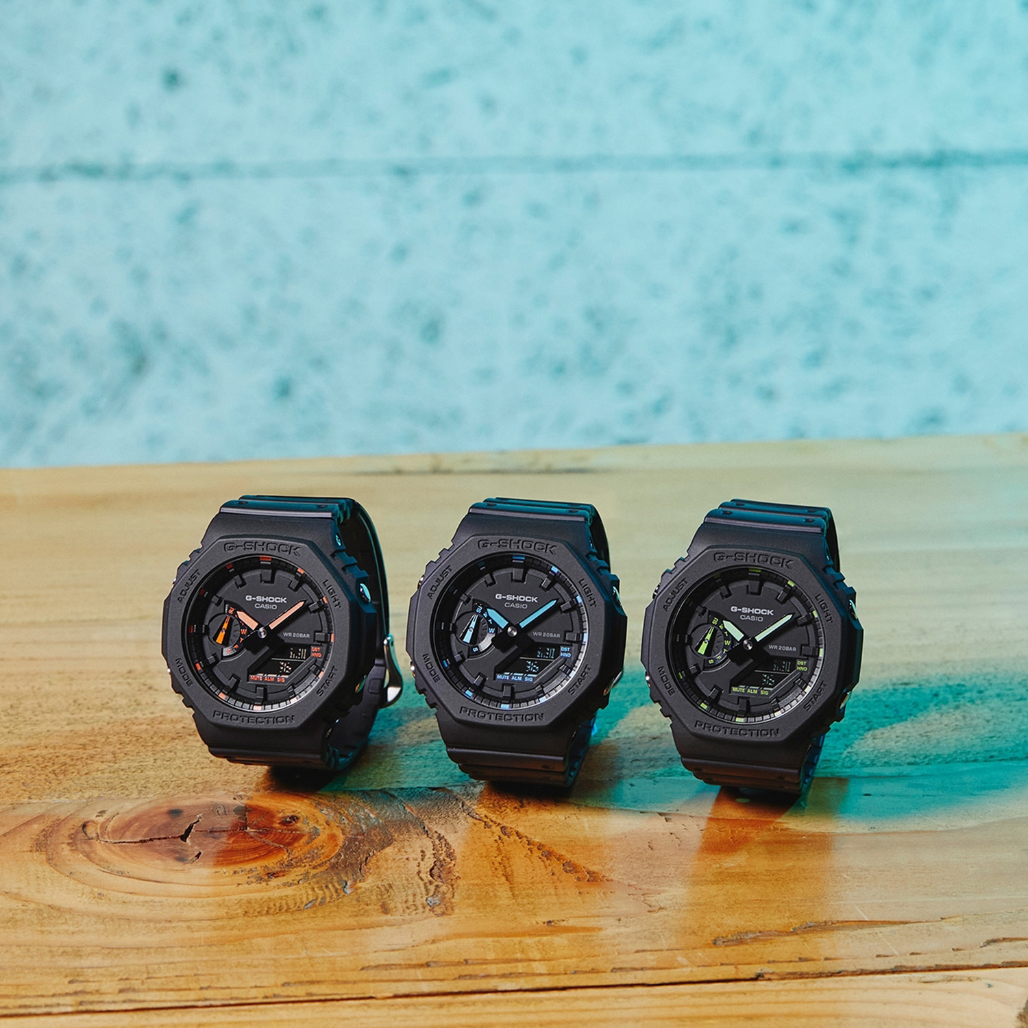 zegarek G-SHOCK GA-2100-1A3ER kwarcowy męski G-SHOCK - miniatura 5