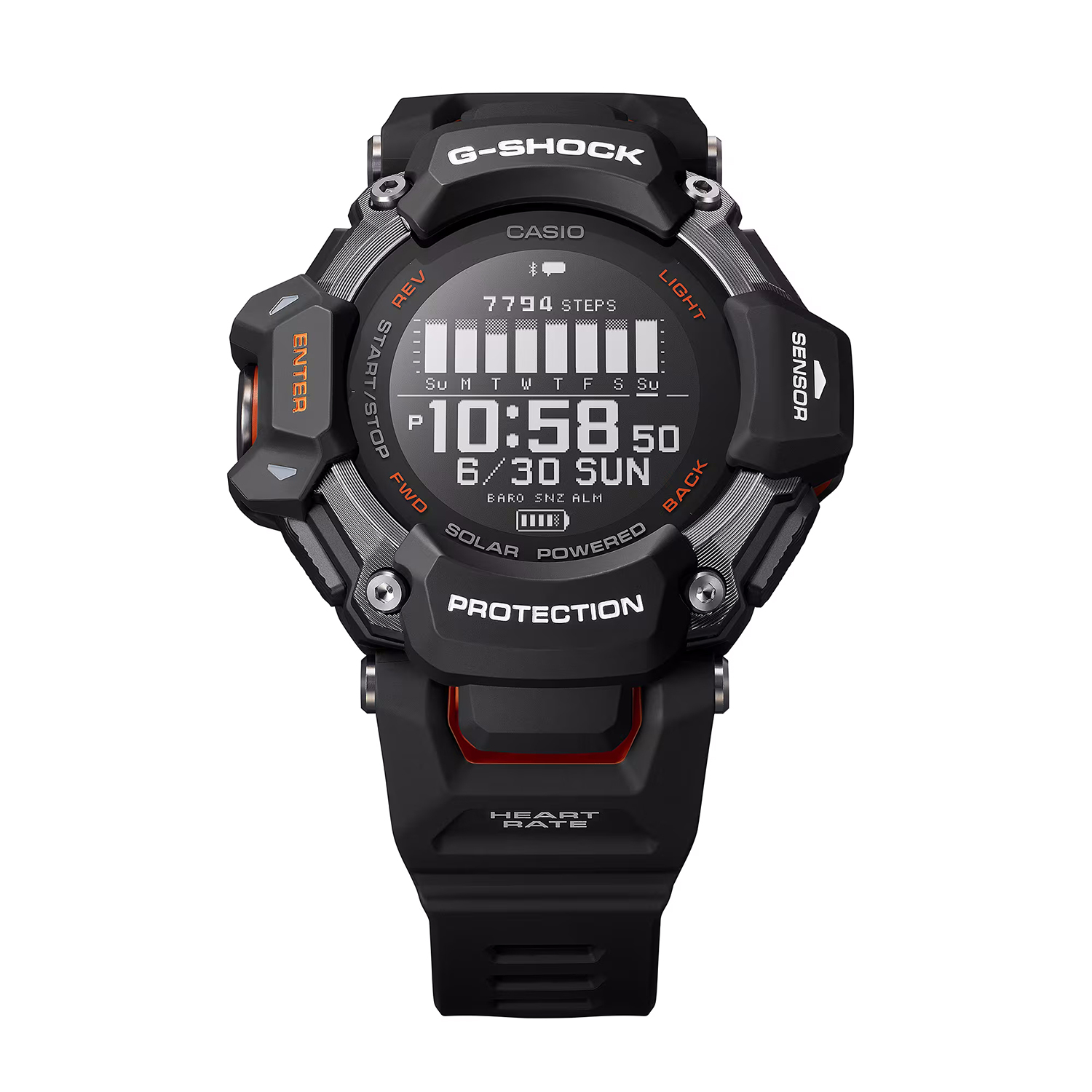 zegarek G-SHOCK GBD-H2000-1AER męski z termometr G-SHOCK G-SQUAD - miniatura 2