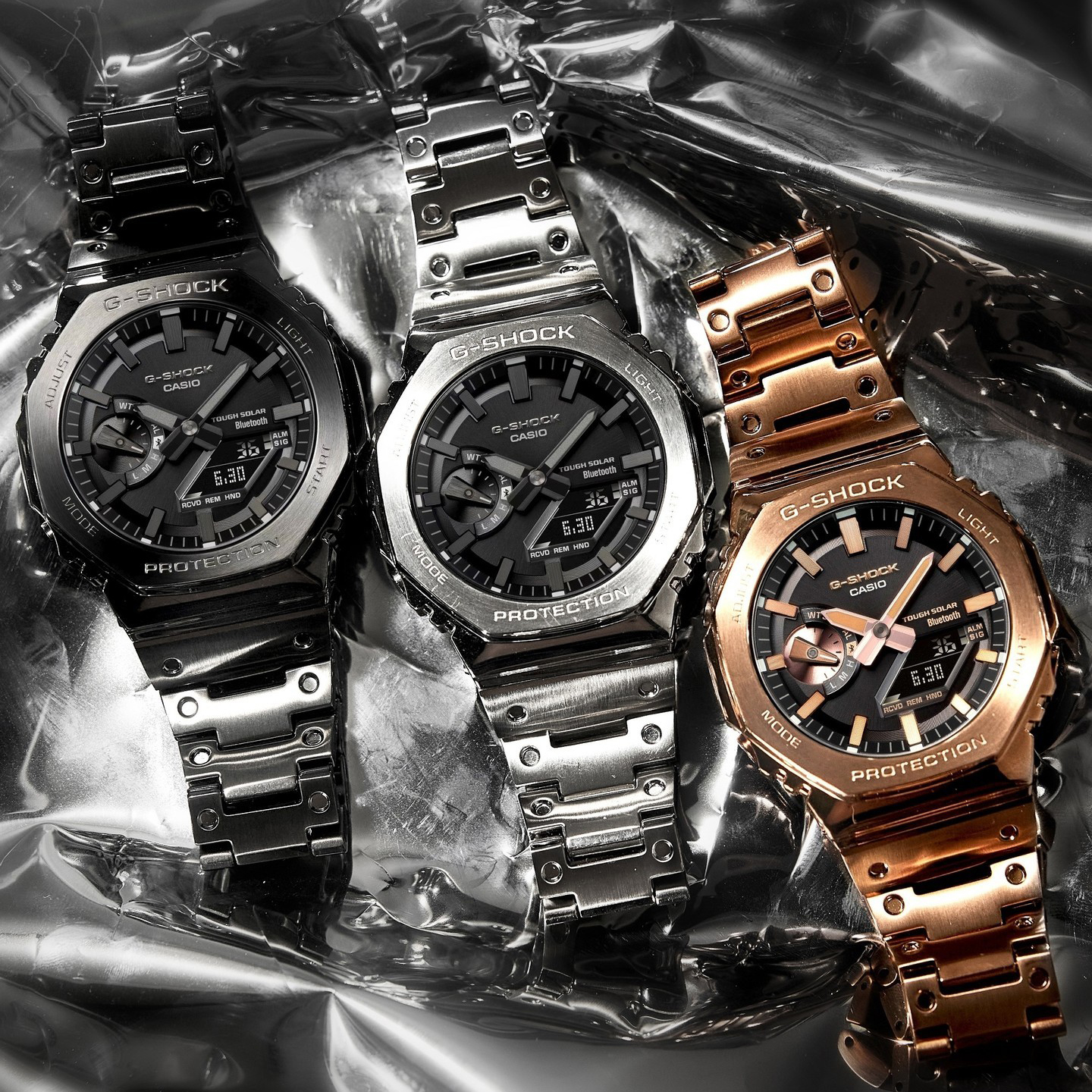 zegarek G-SHOCK GM-B2100BD-1AER G-SHOCK ORIGINAL FULL METAL G-SHOCK Original mineralne - miniatura 13