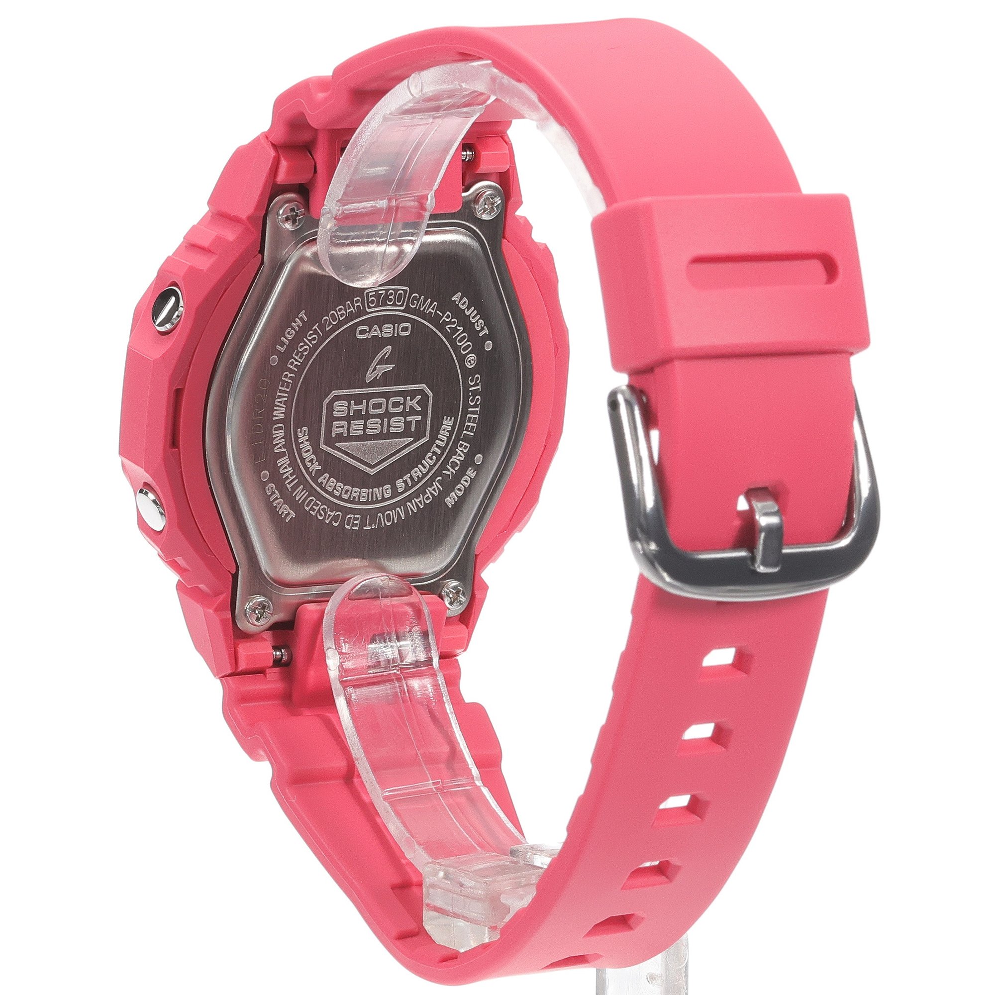 zegarek G-SHOCK GMA-P2100-4AER czerwony G-SHOCK Original - miniatura 4