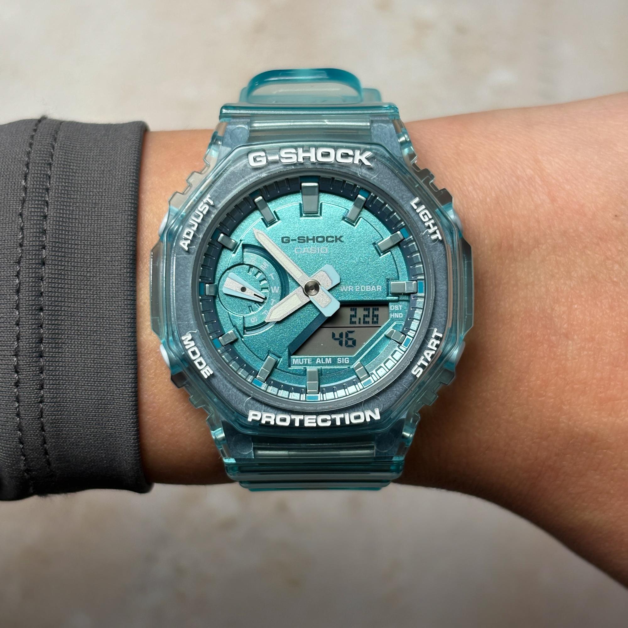 zegarek G-SHOCK GMA-S2100SK-2AER Turquoise Blue G-SHOCK S-Series mineralne - miniatura 11