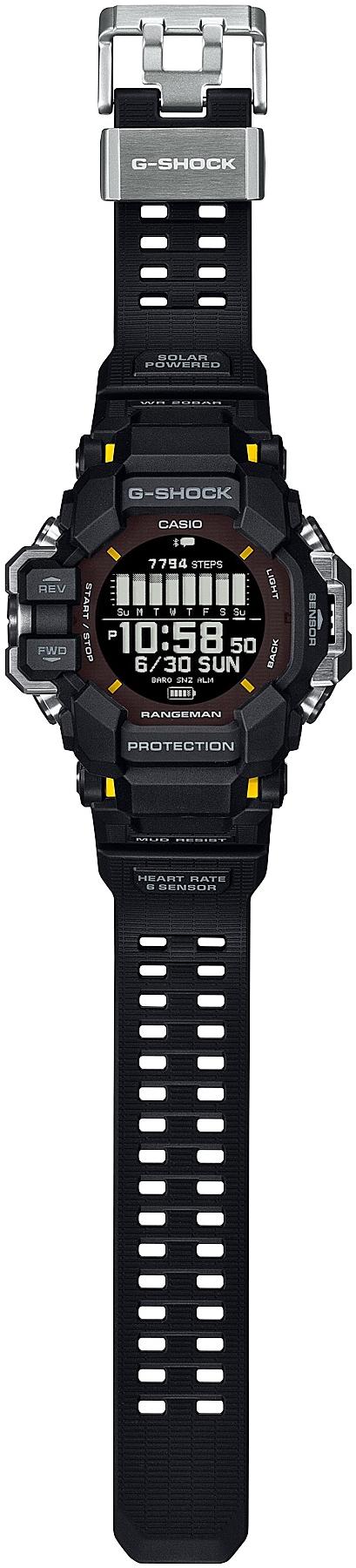 zegarek G-SHOCK GPR-H1000-1ER MASTER OF G - LAND RANGEMAN SOLAR GPS 6 SENSORS męski z termometr G-SHOCK Master of G - miniatura 3