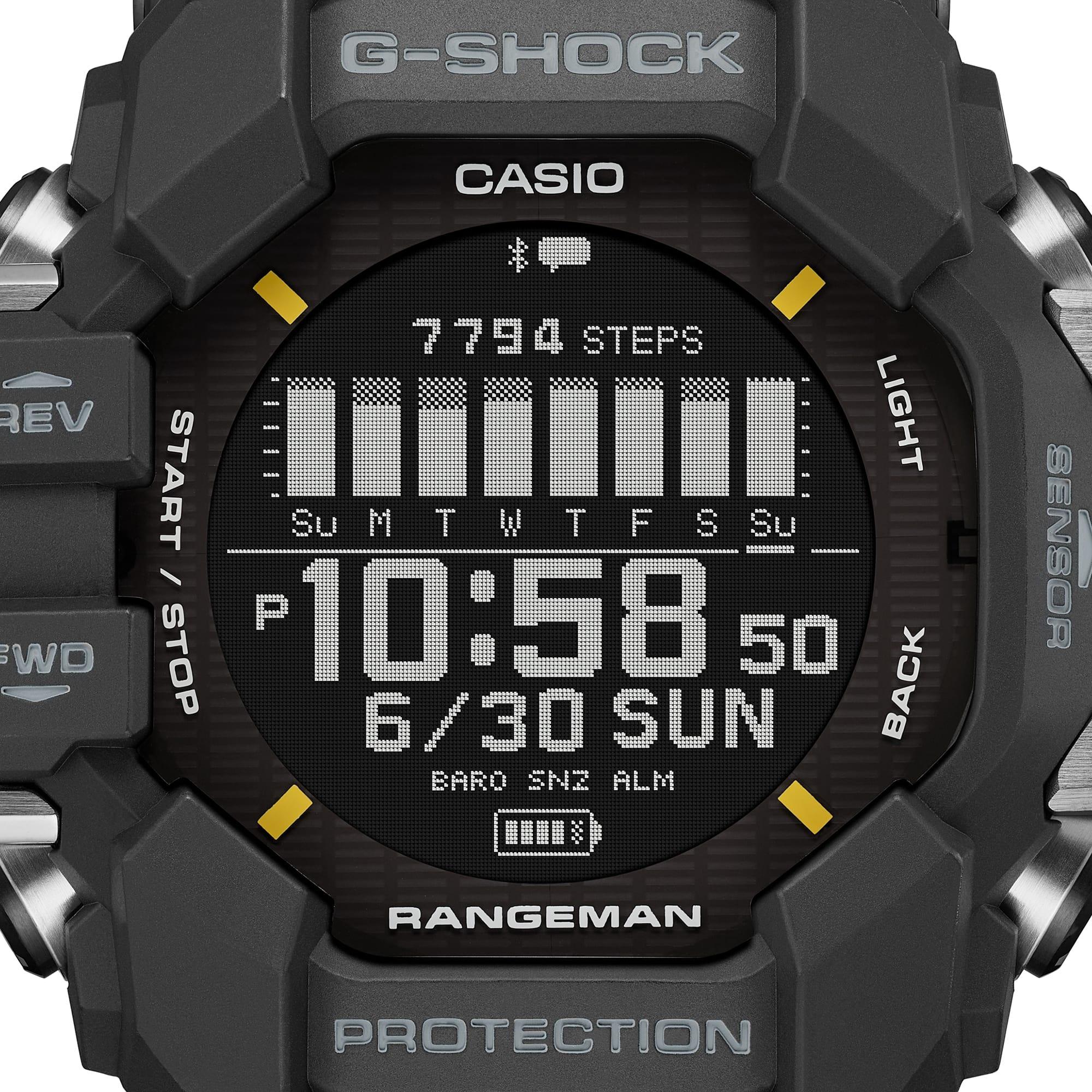 zegarek G-SHOCK GPR-H1000-1ER solar męski G-SHOCK Master of G MASTER OF G - LAND RANGEMAN SOLAR GPS 6 SENSORS - miniatura 7