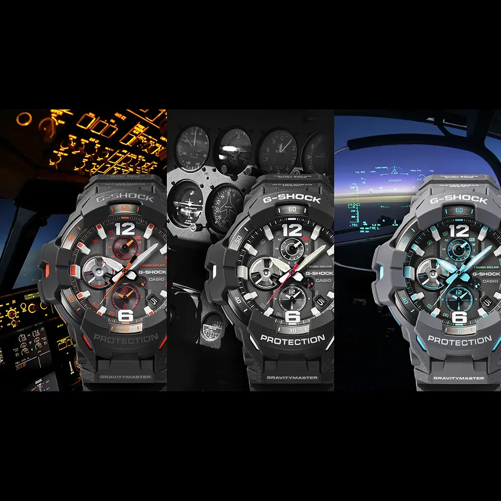 zegarek G-SHOCK GR-B300-8A2ER szary G-SHOCK Master of G