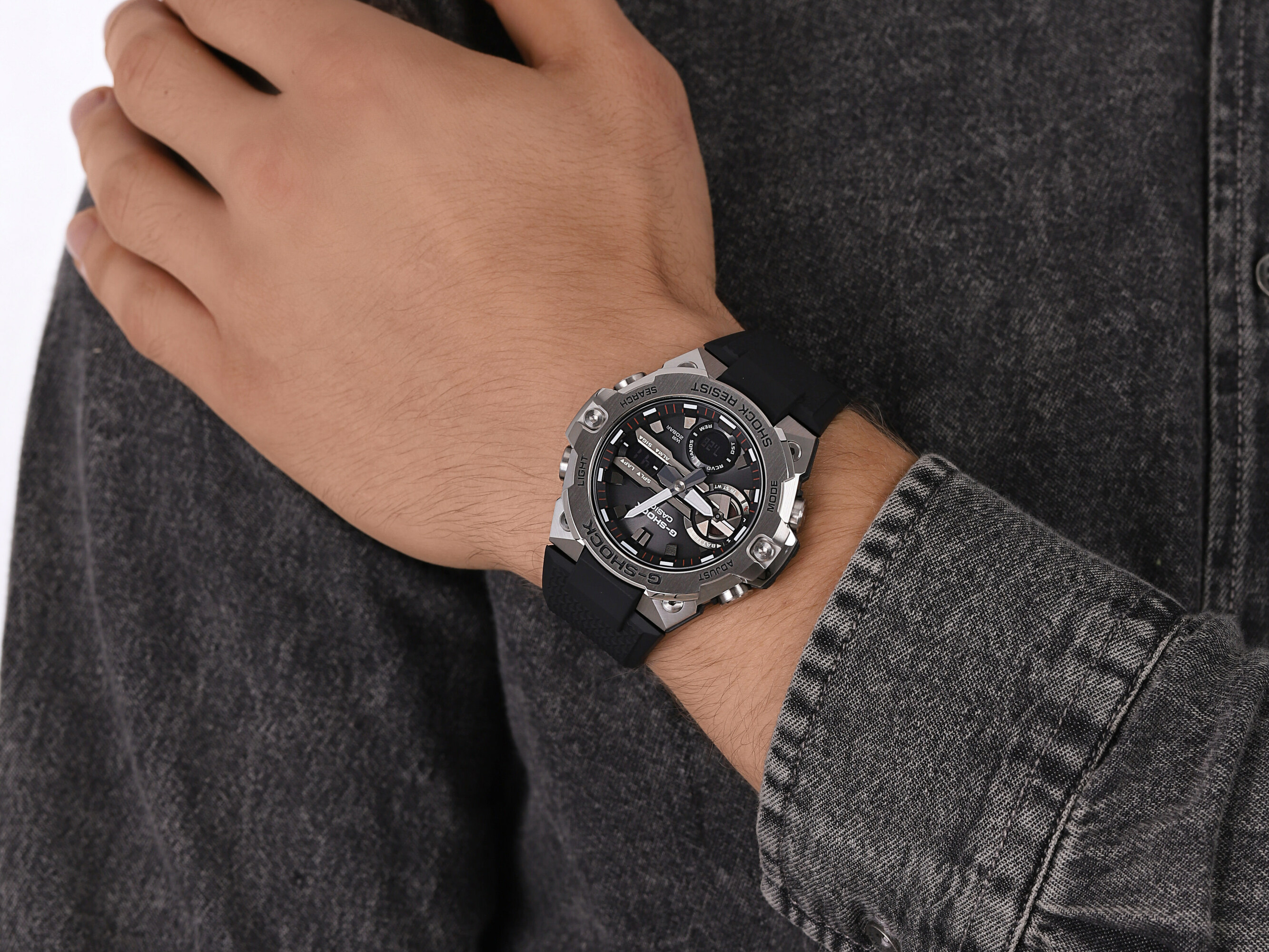 zegarek G-SHOCK GST-B400-1AER srebrny G-SHOCK G-STEEL - miniatura 2