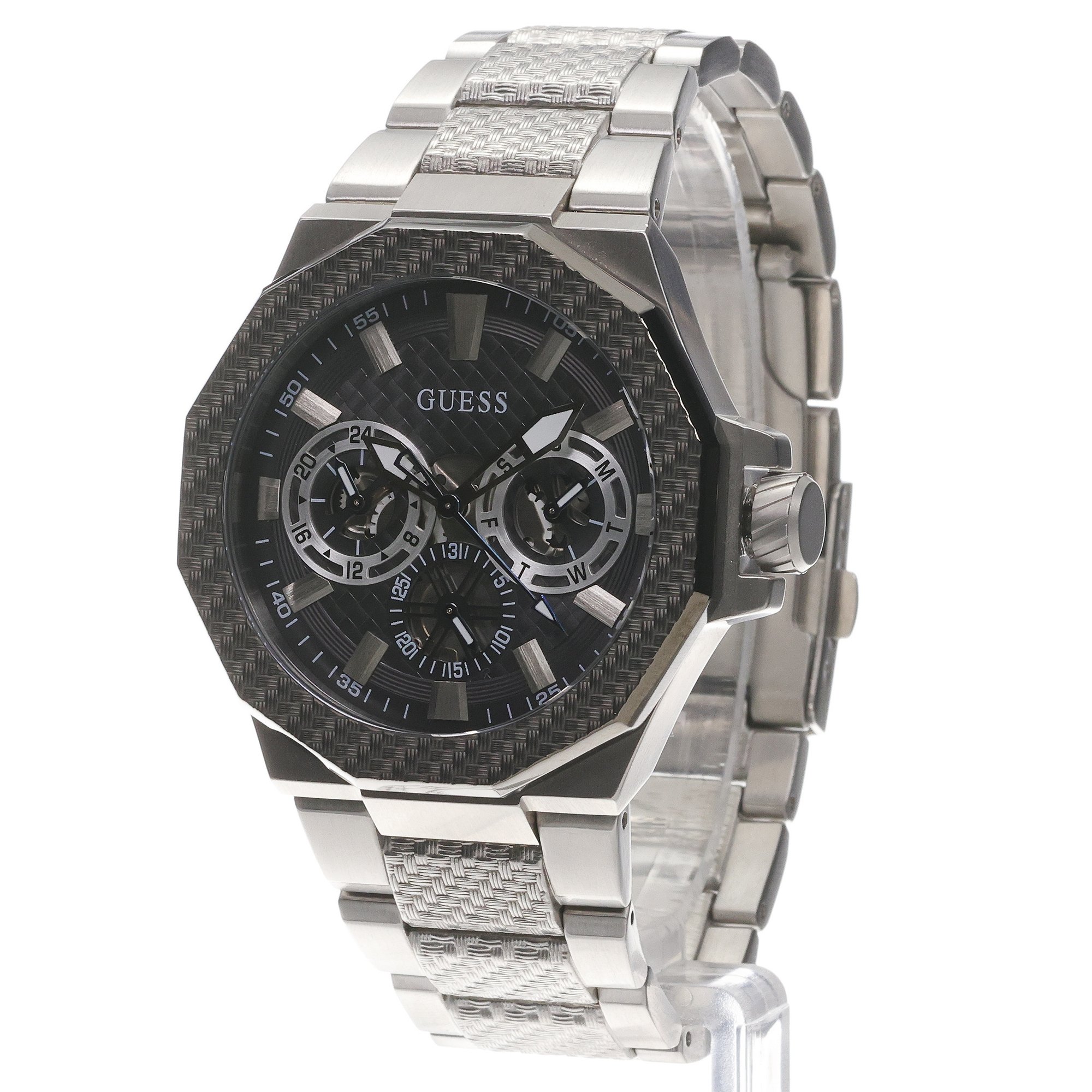 zegarek Guess GW0636G1 srebrny Bransoleta - miniatura 2