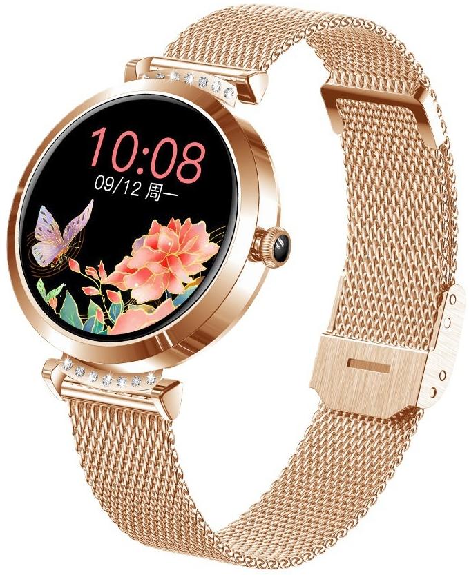 zegarek Hagen HC231101410 Smartwatch HC23 różowe złoto damski z krokomierz Smartwatch - miniatura 4