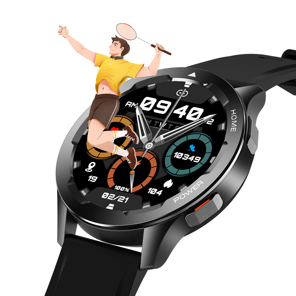 zegarek Hagen HC3014537 Smartwatch HC30 niebieski męski z krokomierz Smartwatch - miniatura 3