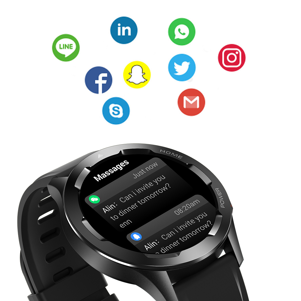 zegarek Hagen HC3014537 Smartwatch HC30 niebieski Smartwatch mineralne - miniatura 10