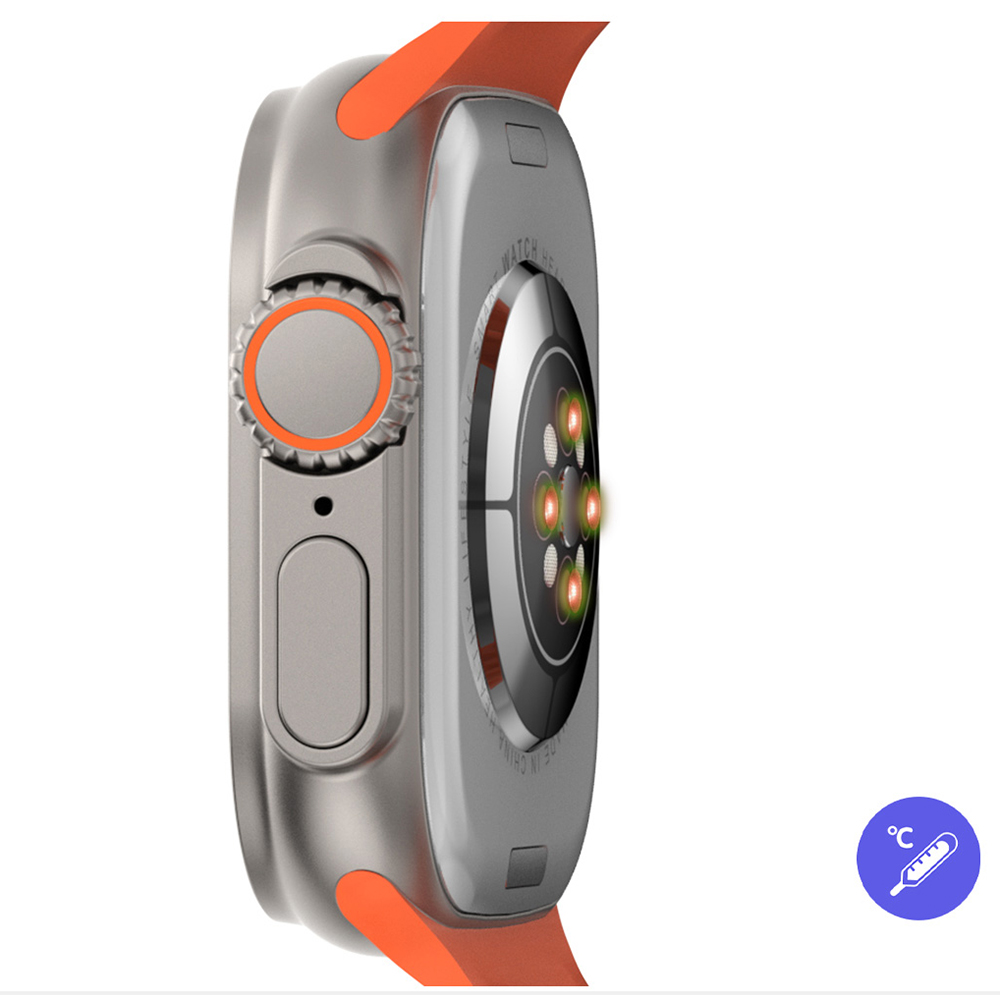 zegarek Hagen HC45111562562-SET kwarcowy męski Smartwatch Smartwatch HC45 srebrny szary - miniatura 5