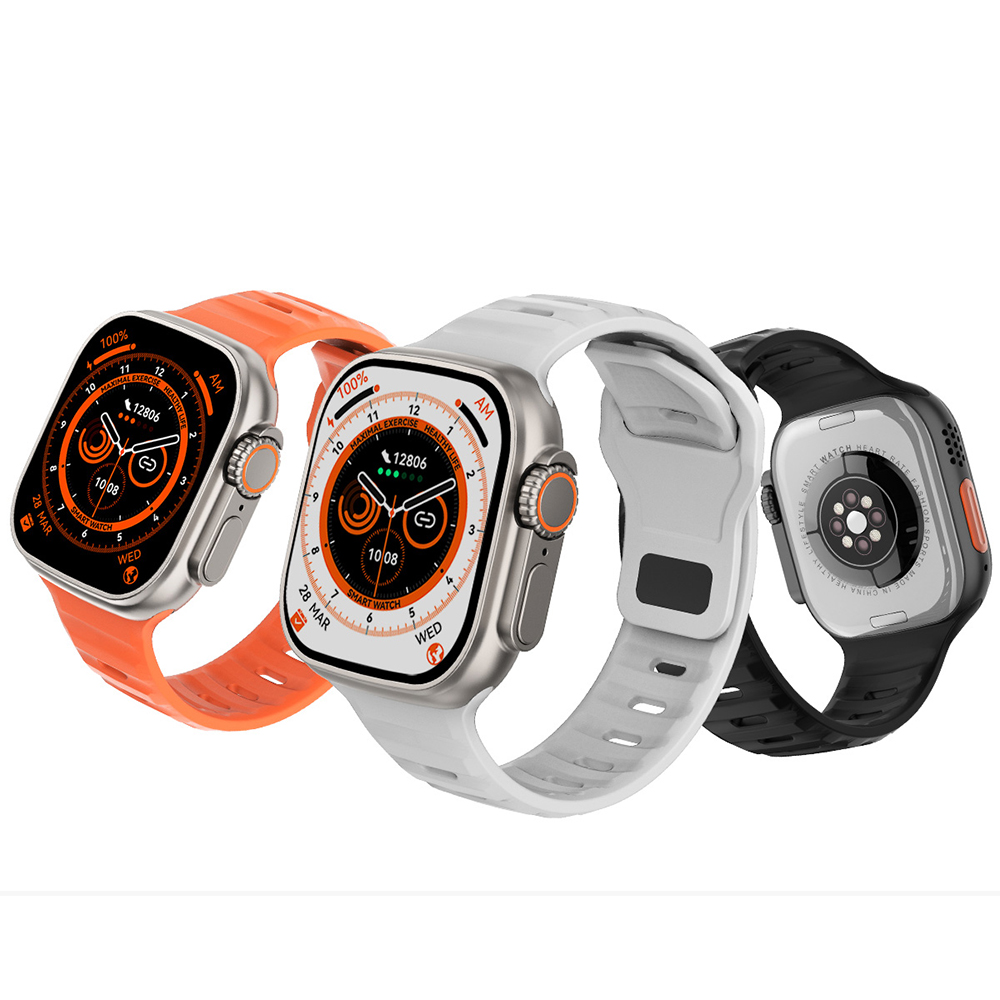 zegarek Hagen HC45111562562-SET Smartwatch HC45 srebrny szary Smartwatch z tworzywa sztucznego - miniatura 11