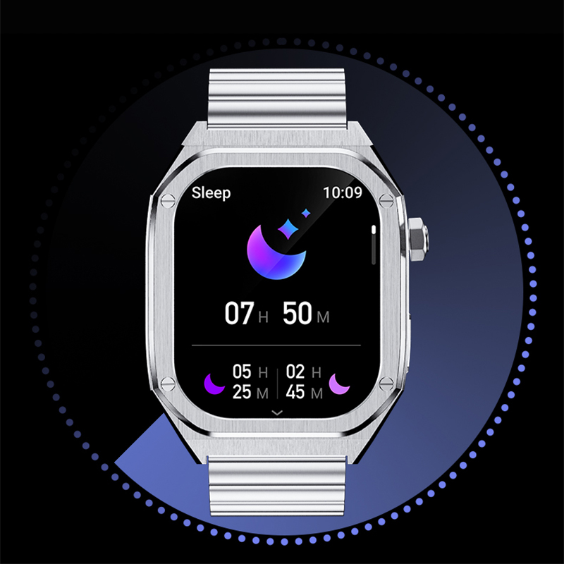 zegarek Hagen HC731111411536-SET kwarcowy męski Smartwatch Smartwatch HC73 srebrny - miniatura 6