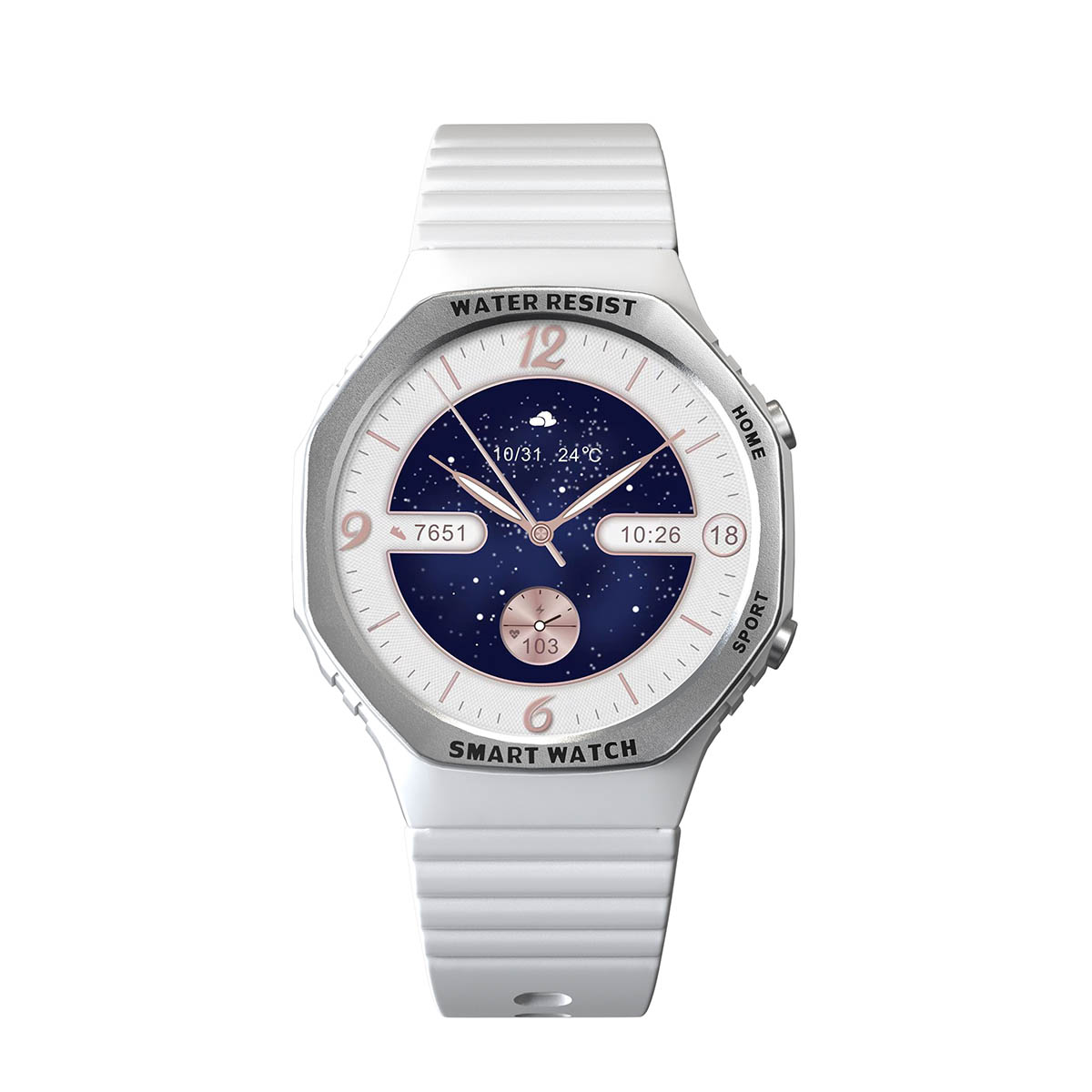 zegarek Hagen HC7712532 kwarcowy Hagen Smartwatch HC77 Biały - miniatura 2