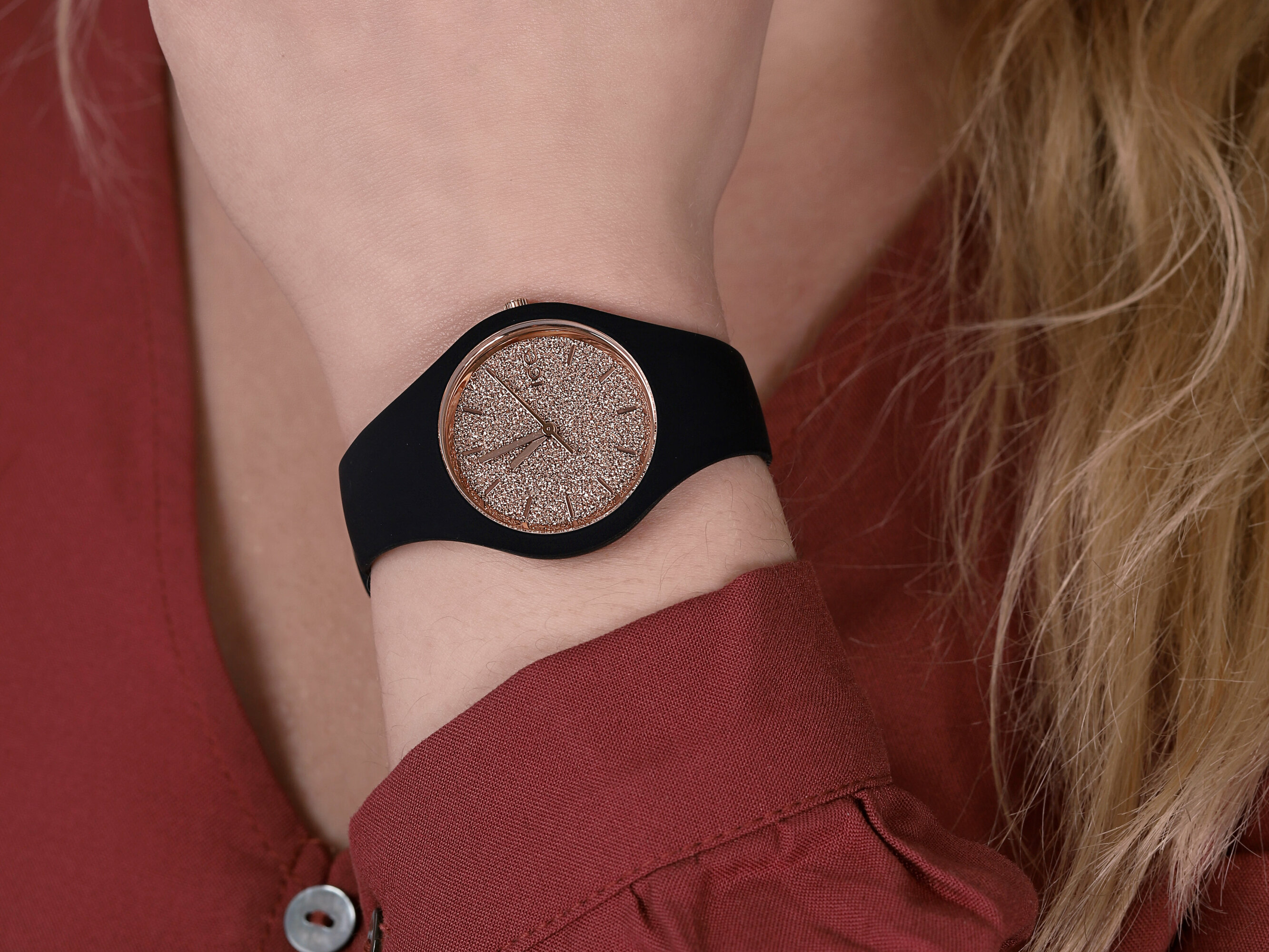 zegarek ICE Watch ICE.001346 czarny Ice-Glitter - miniatura 2