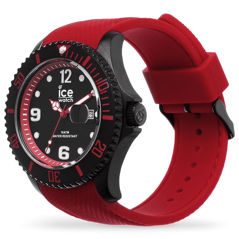 ICE Watch ICE.015782 zegarek czarny klasyczny ICE-Steel pasek - miniatura 3