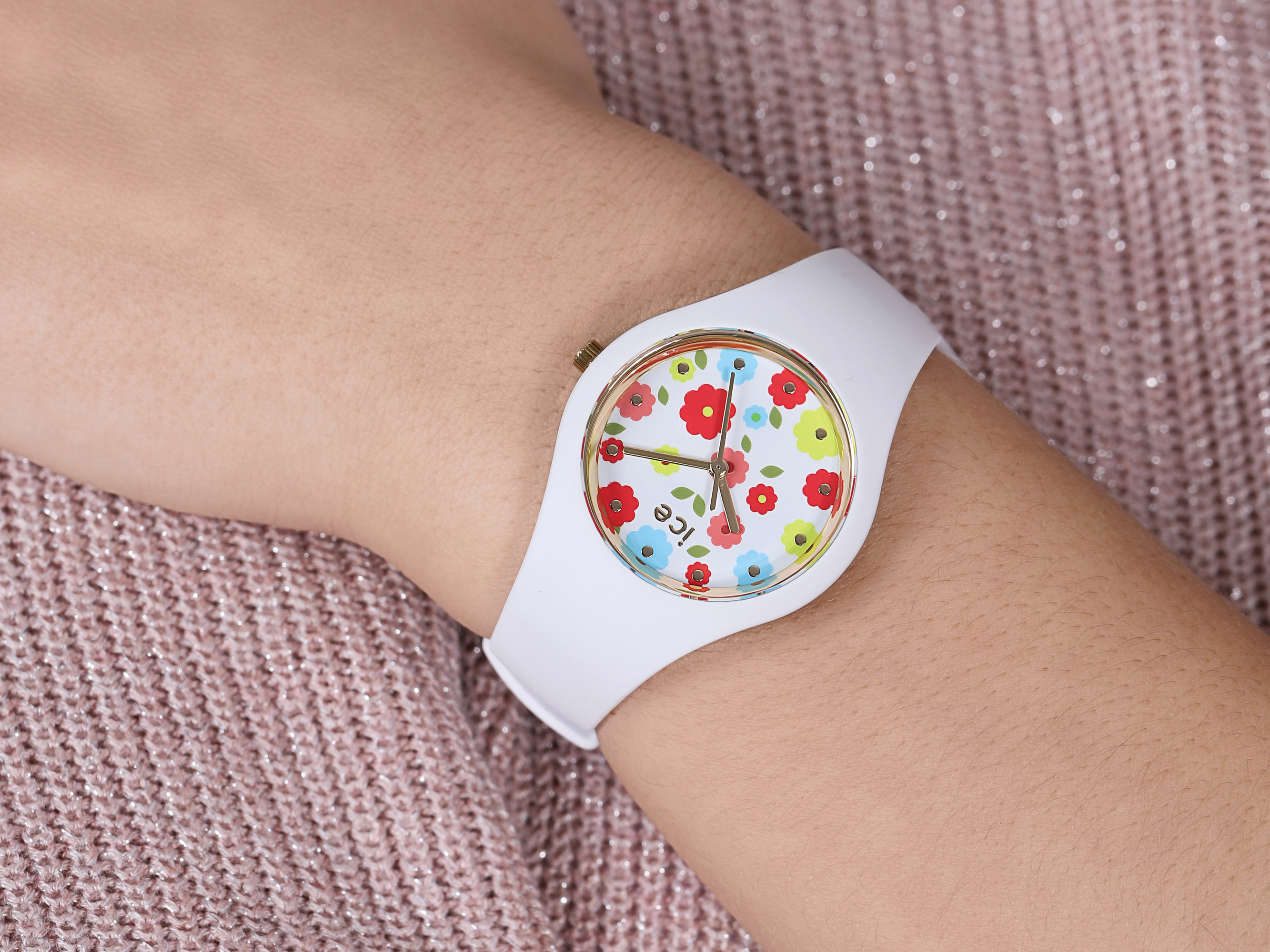 zegarek ICE Watch ICE.017582 biały Ice-Flower - miniatura 5