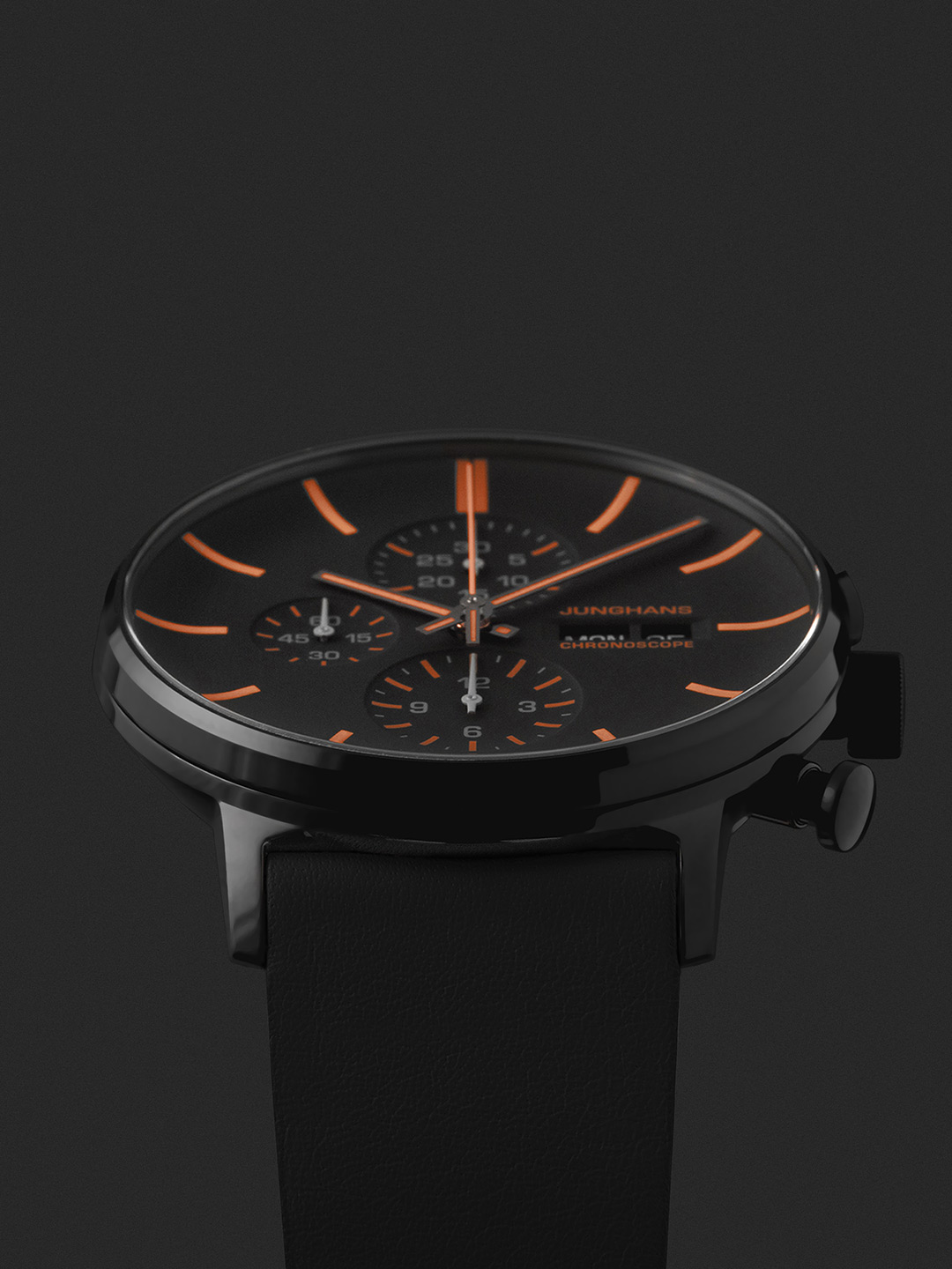 zegarek Junghans 27-437002 FORM A Chronoscope męski z chronograf Form