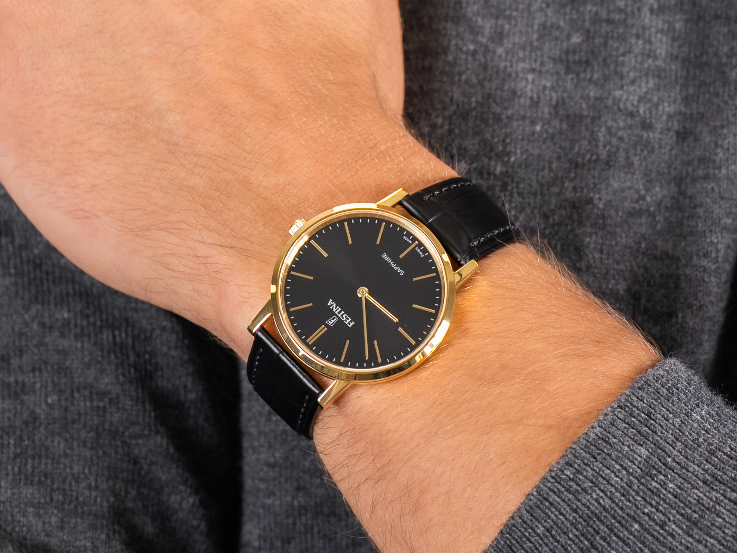 Festina F20016-3 Swiss Made zegarek klasyczny Classic