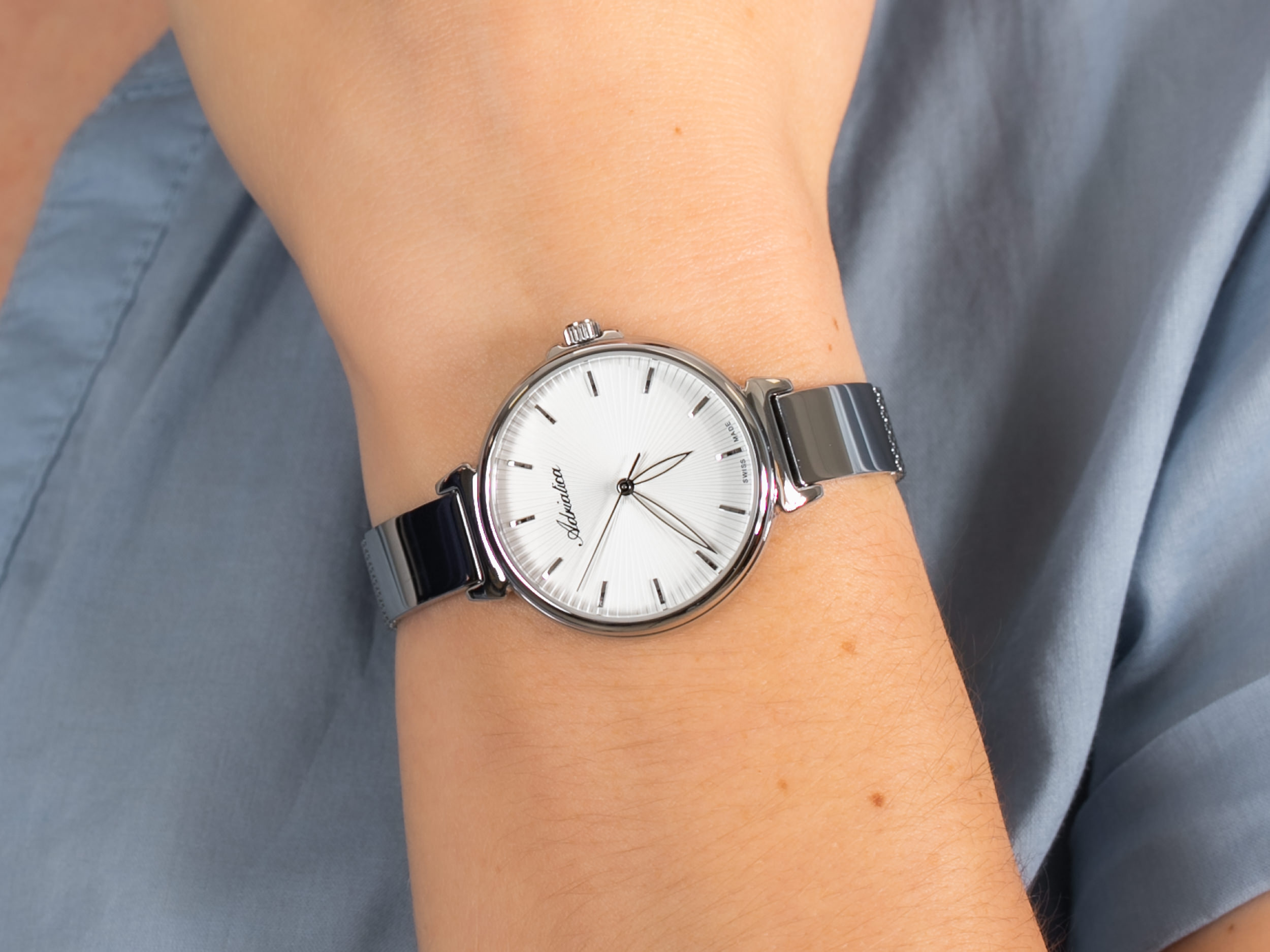 Adriatica A3744.5113Q zegarek klasyczny Bransoleta - miniatura 2