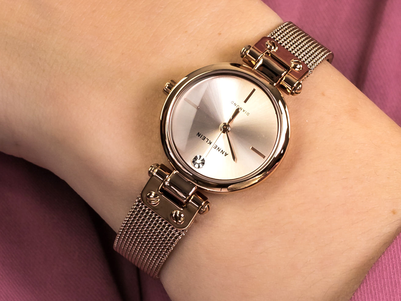 Anne Klein AK-3002RGRG zegarek klasyczny Bransoleta - miniatura 2