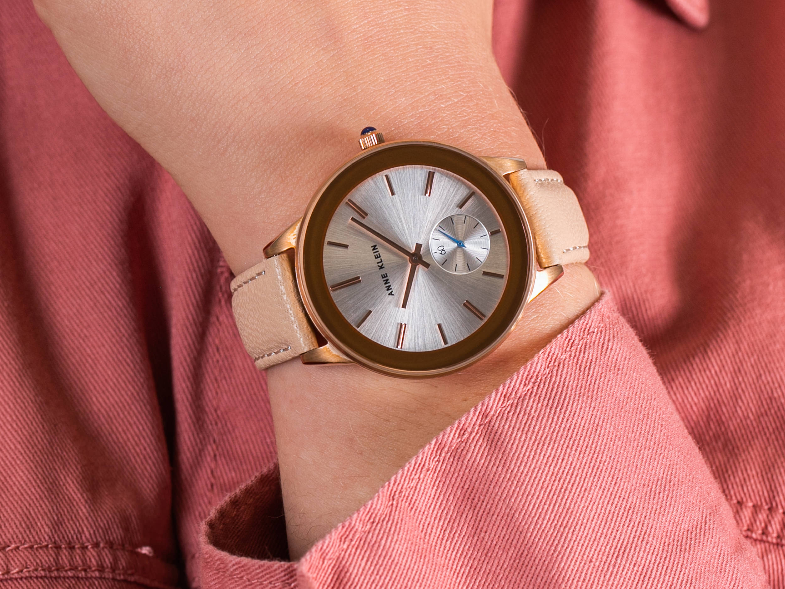 Anne Klein AK-2980RGLP zegarek klasyczny Pasek - miniatura 3